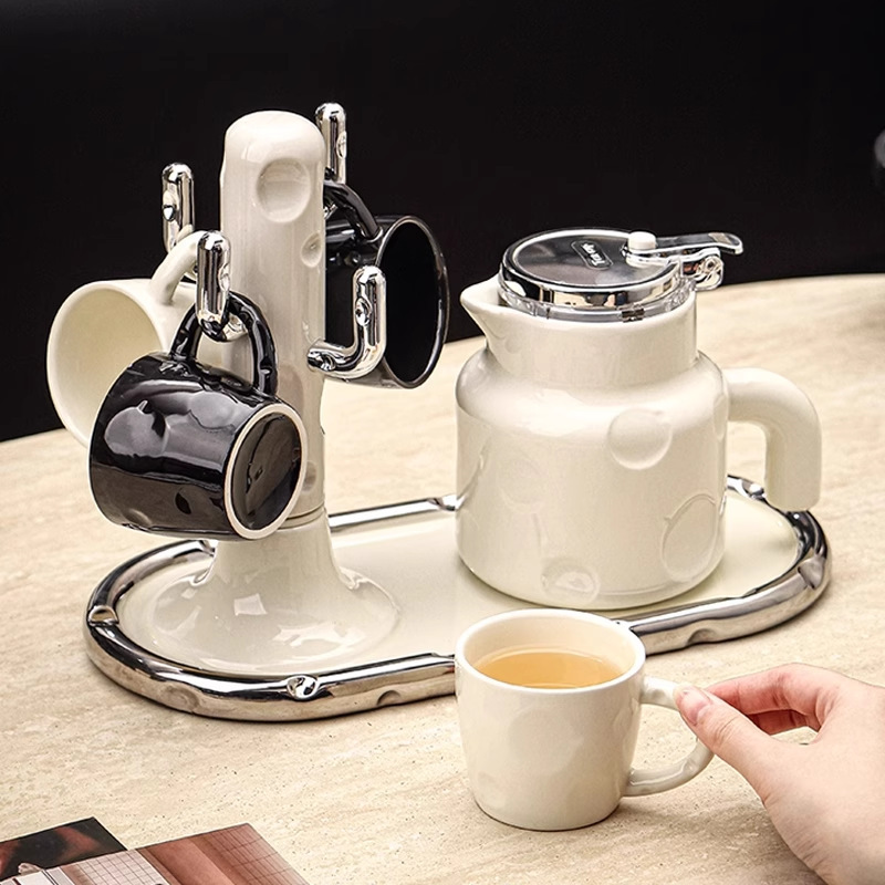 陶瓷茶壶可过滤家用花茶壶茶水分离单壶泡茶器耐高温功夫沏茶壶