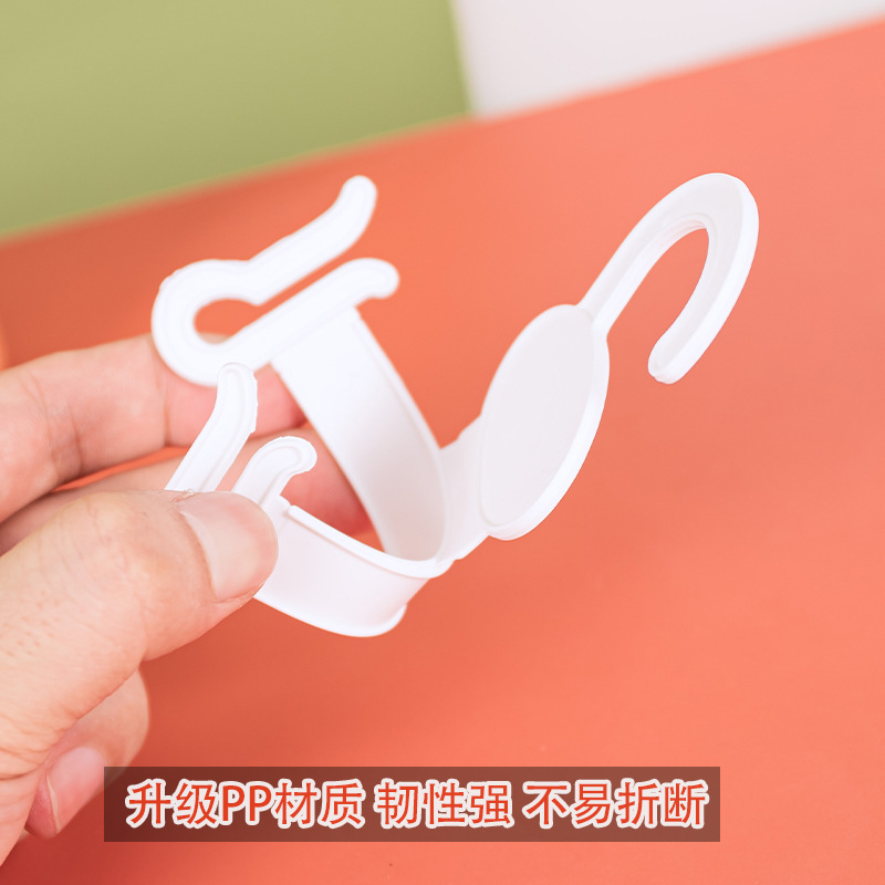 拖鞋挂钩浴室商场展示人字托塑料挂勾架挂鞋子架子棉拖晾晒钩子细节图