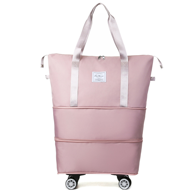 Oxford cloth large-capacity wheeled travel bag, swivel wheel luggage storage bag, expectant mother's delivery bag details Picture