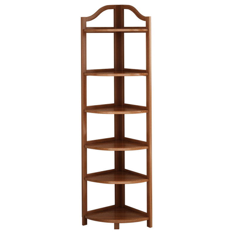 Corner cabinet shelf, triangular corner cabinet, indoor rack, modern and simple household storage rack, living room floor-standing model Item Picture