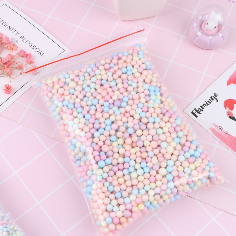抖音同款流星球礼盒史莱姆填充颗粒礼物惊喜diy马卡龙彩色泡沫球