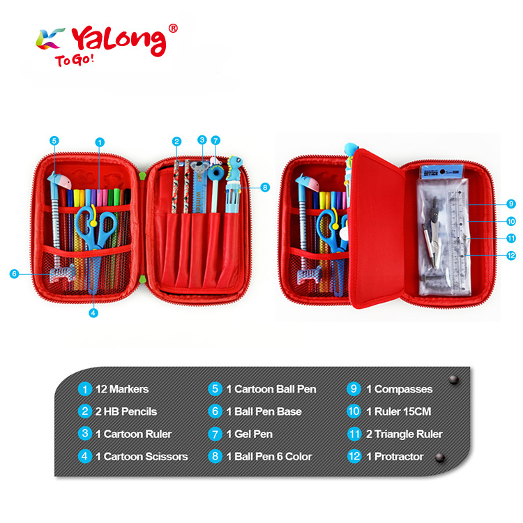 Six new cute school supplies, stationery, office and school pencil cases Specification image