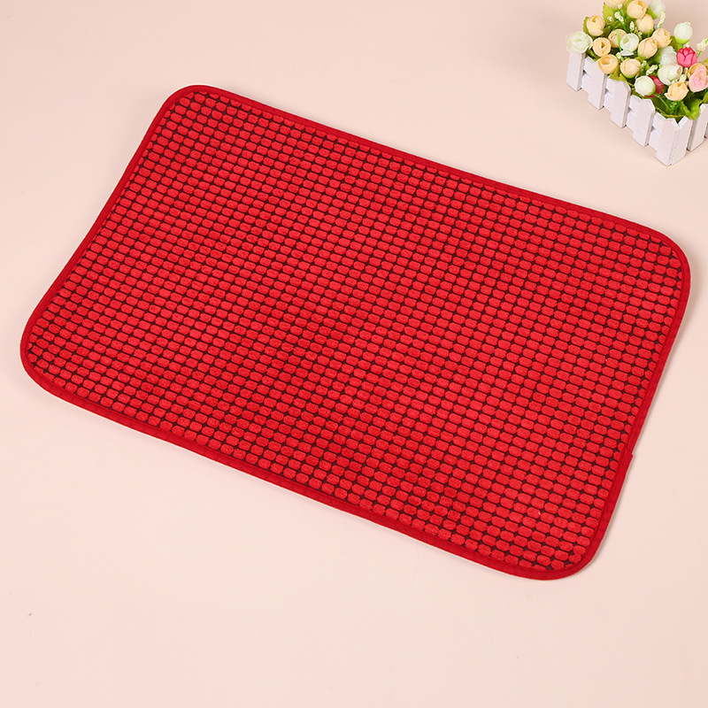 玉米粒海绵飘窗吸水除尘吸水防滑地垫 脚垫卧室客厅地垫产品图