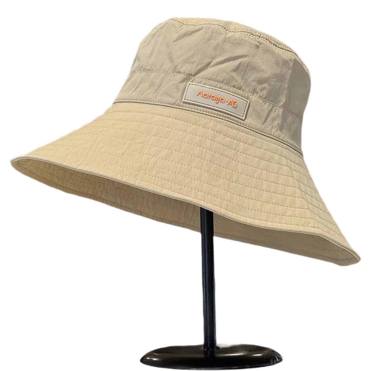 Li qin el mismo estilo cornija protector solar sombrero de pescador de secado rápido sombrero de visera plegable mujer verano transpirable al aire libre sombrero de cuenca de salida Item Picture