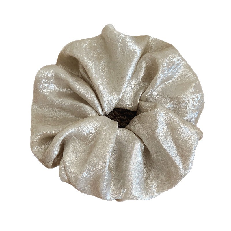 New style pig intestine hair band for women, retro French fat intestine hair band, bun head, ponytail hair tie, Korean style hair flower and hair accessory Item Picture