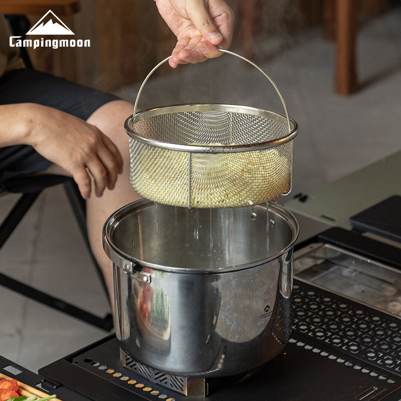 家用盆马到成功/收纳篮/密孔篮/碗柜/不锈钢盆细节图