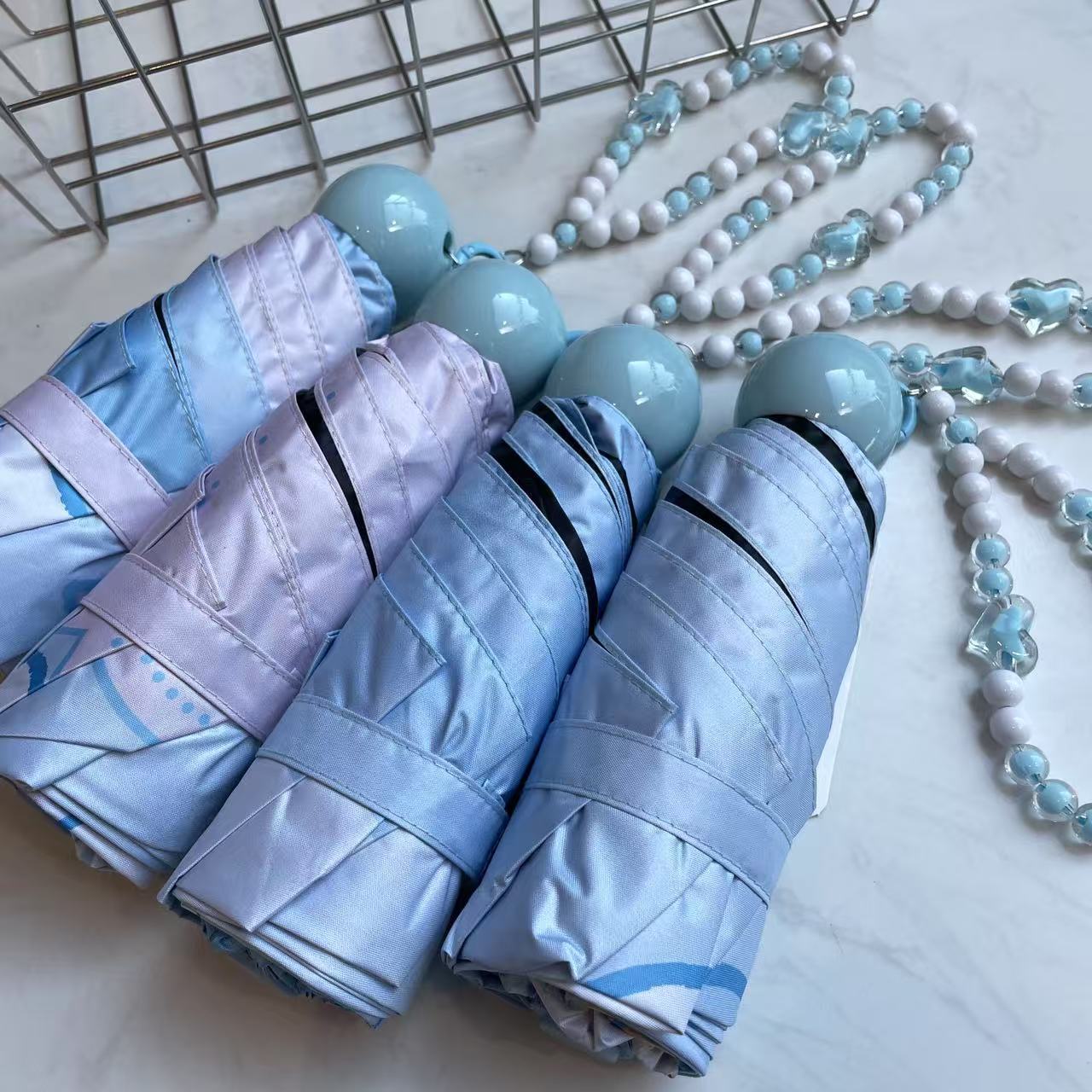 可爱大耳狗卡通图案正版授权三丽鸥晴雨伞搭配手拎袋设计遮阳防晒产品图