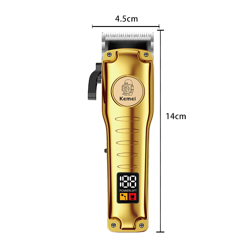 New cross-border electric hair clipper for hair salon, professional oil hair shaving, power generation clipper, USB rechargeable engraving clipper Item Picture