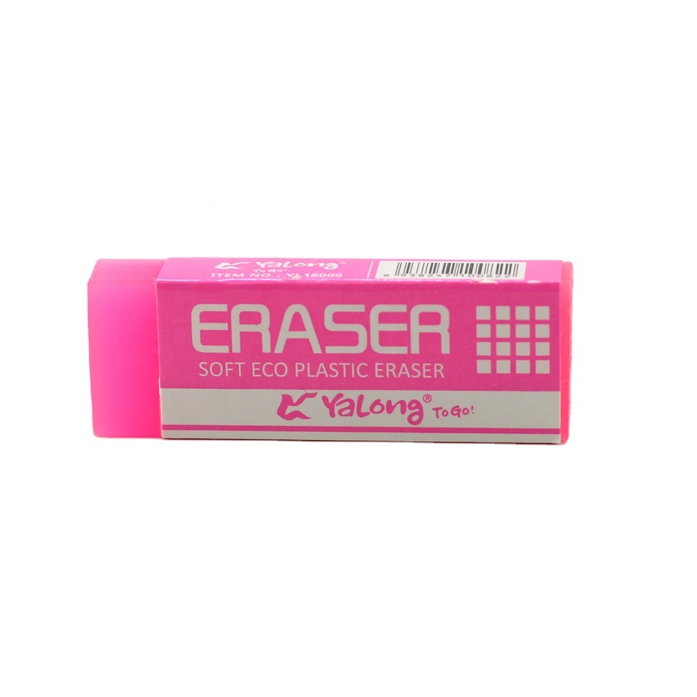 YALONG high-quality colored erasers TPR bright rubber school student supplies