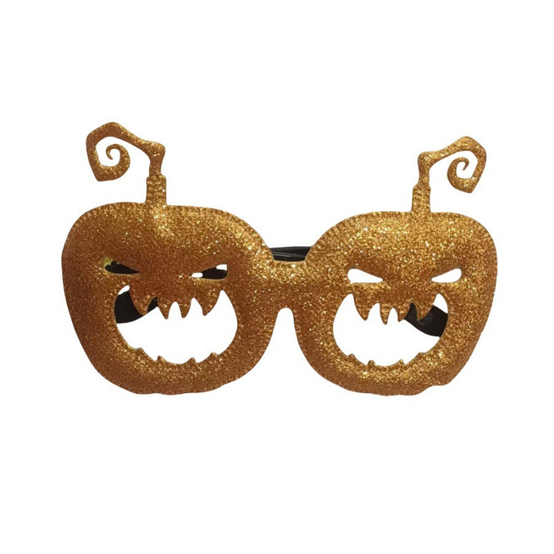 时尚新款亚马逊万圣节派对眼镜南瓜幽灵儿童成人鬼节搞怪聚会装饰白底实物图