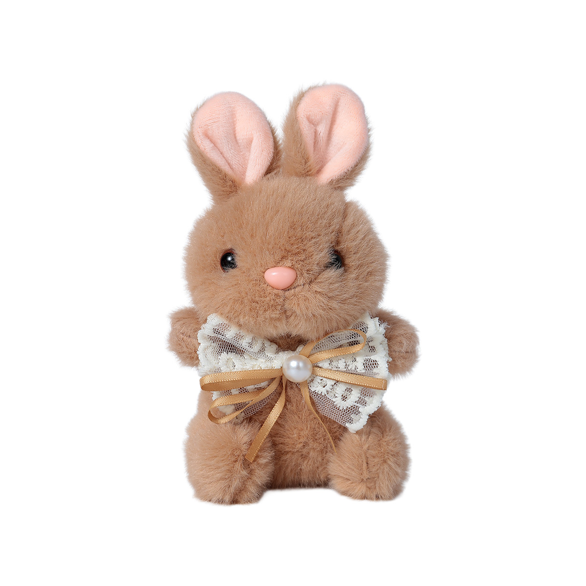 Cute lace bow, little rabbit, bag pendant, small doll, plush backpack, hanging ornament, doll, high-end backpack Item Picture