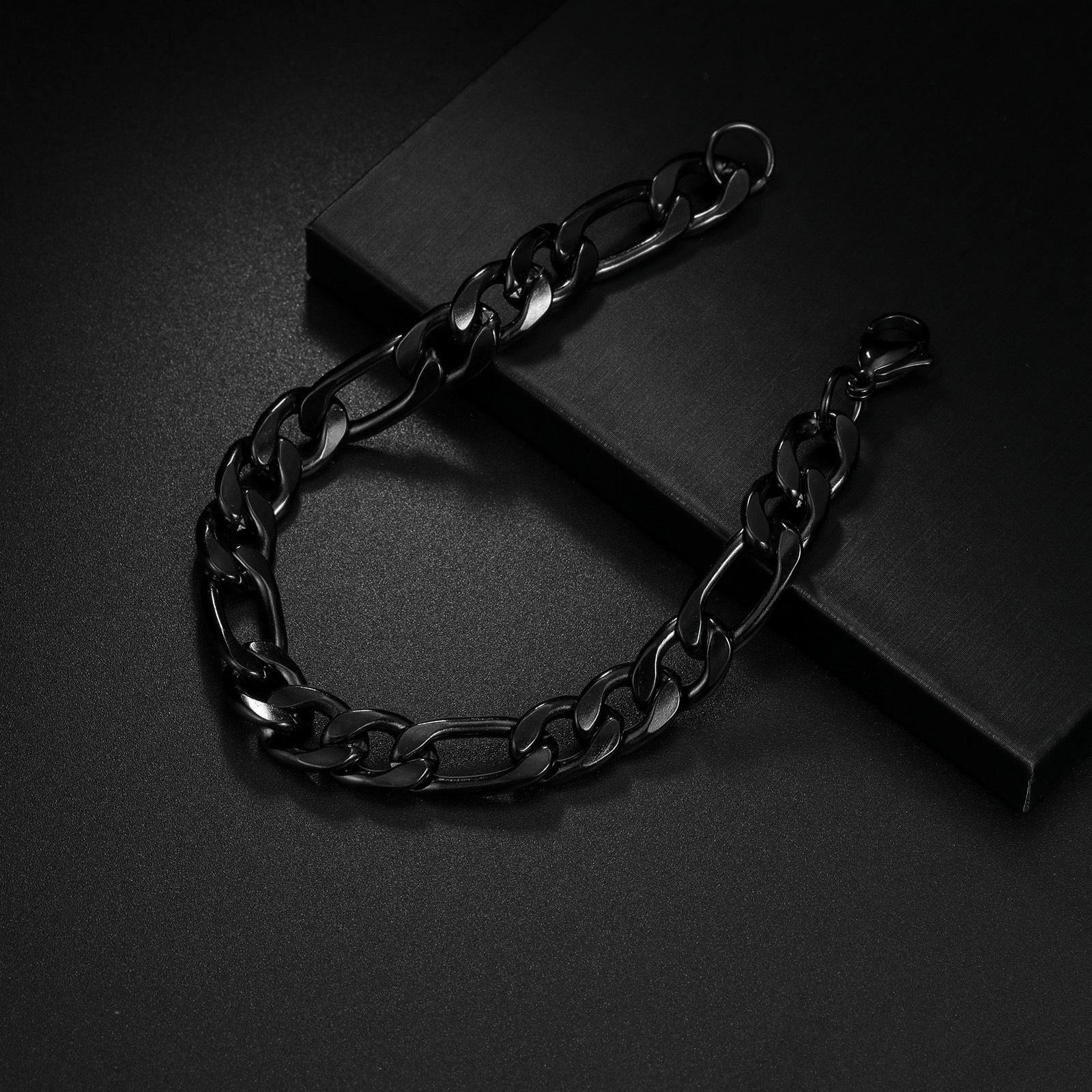 Titanium alloy NK Cuban chain bracelet DIY fashionable and personalized accessory bracelet bag chain flat chain men's chain Application Scenario