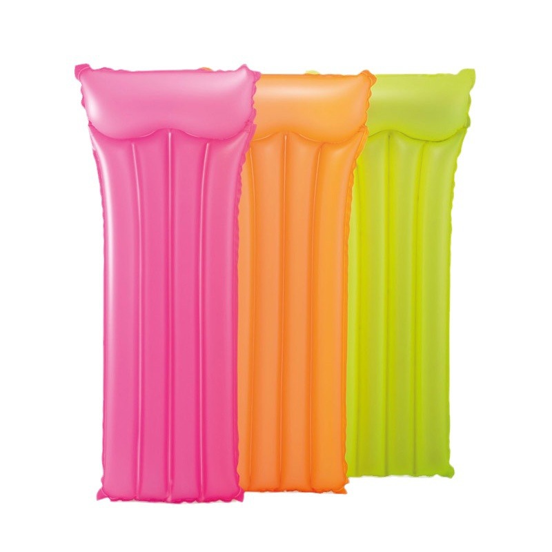 INTEX59717 Water inflatable float swimming and surfing lounge chair, fluorescent adult drift ring, air cushion floating bed Item Picture