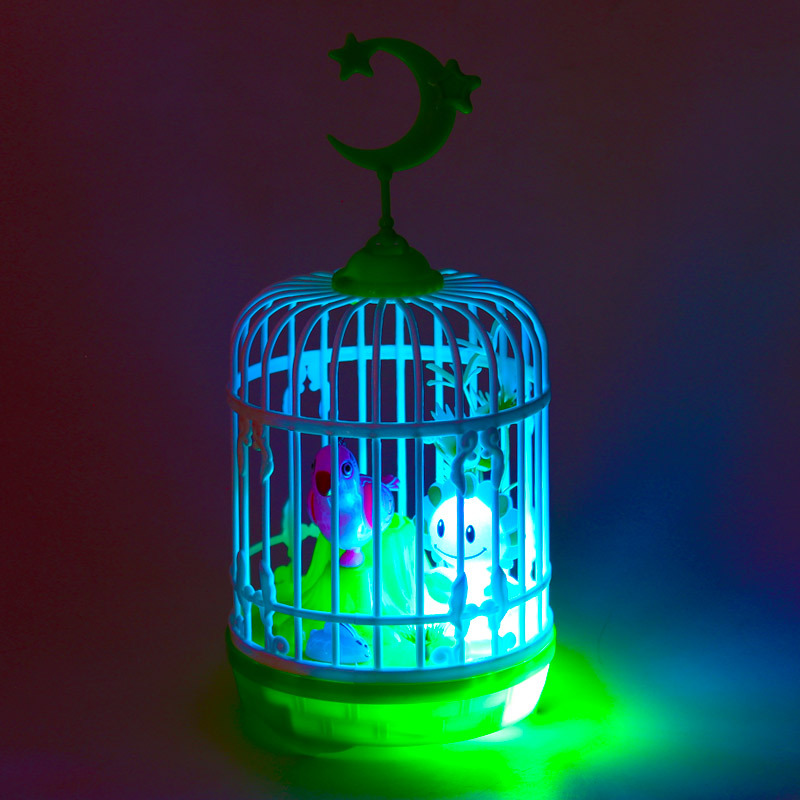 Voice-controlled luminous birdcage, birdcage, pigeon cage, wooden birdhouse, huge parrot warm nest, pet birdhouse, home decoration Application Scenario