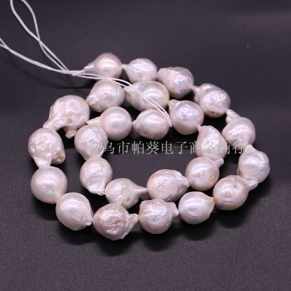 Natural freshwater pearls, strong light, large core pearls, DIY handcrafted jewelry accessories, beading materials wholesale Application Scenario