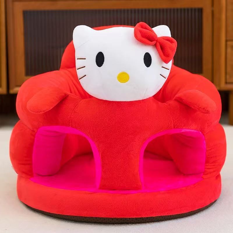 Baby learning to sit chair, baby learning to sit sofa, children's sitting posture training backrest anti-drop plush cartoon seat stool Application Scenario