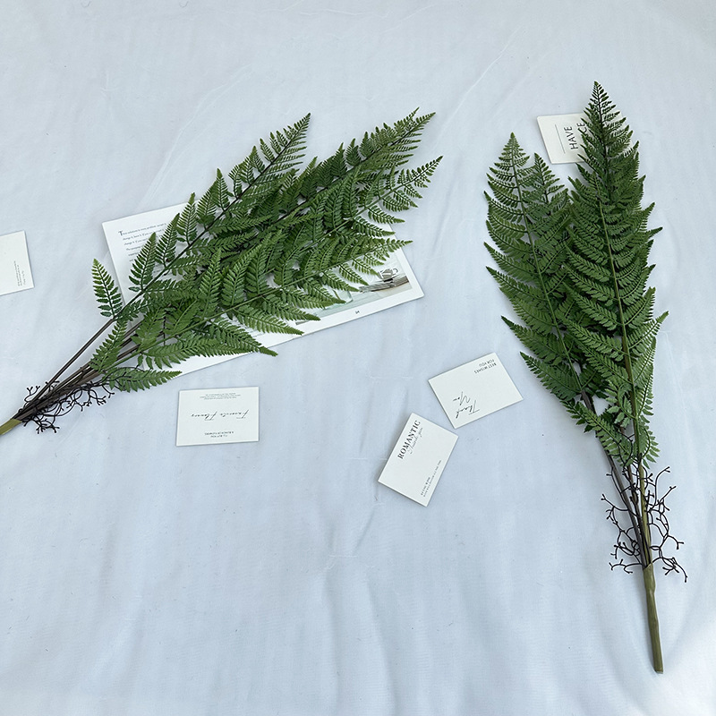 新款婚庆家居酒店造景布置绿植蕨叶仿真绿植地面造景搭配植物蕨叶