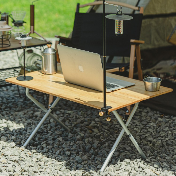 户外楠竹折叠桌家用饭桌茶几便携式露营桌野营野餐桌休闲餐桌