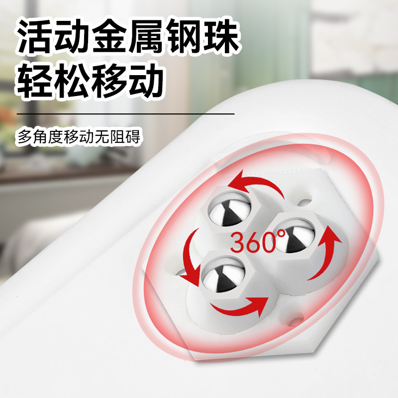 Adhesive type ball universal wheels, three-ball and five-ball rollers, steel ball mobile furniture load-bearing silent pulley feet base wheels Application Scenario