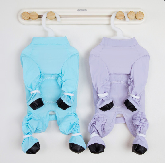 New lightweight waterproof fabric for pet dogs, with corner and belly wraps, anti-dirt and anti-dew, 25 toe wraps, anti-dirt pants details Picture