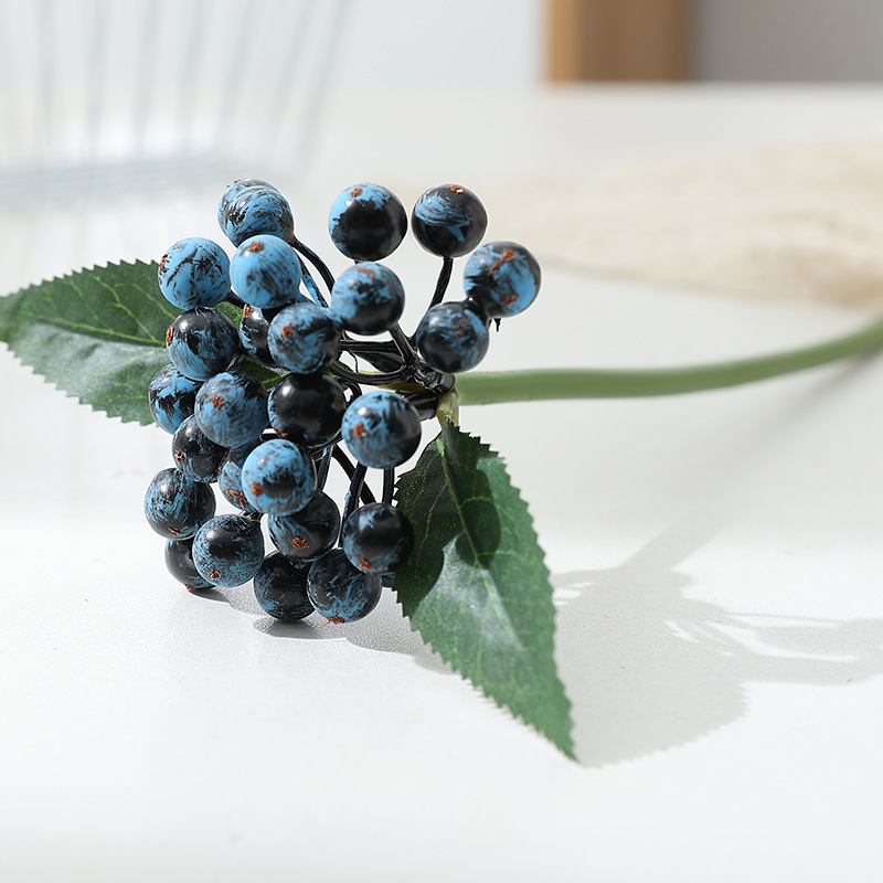 Home decoration foam berries Christmas decoration blueberry DIY handcrafted accessories Cross-border simulation berries Specification drawing