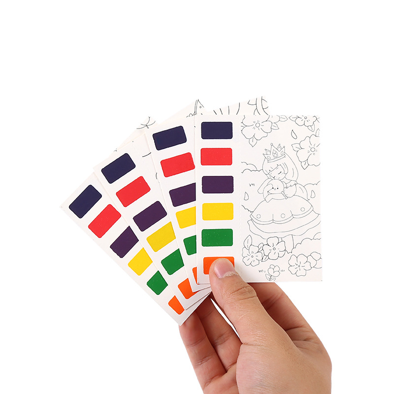 Decale Art Coloring Book, all-in-one doodle picture book, paint brush, Sketchbook, DIY Drawing book, Scratch card Application Scenario