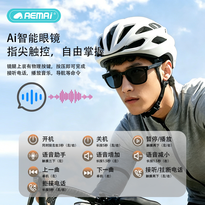 战术眼镜/护目镜男女户外/防晒眼镜/AI类/折叠镜产品图