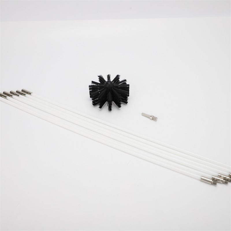 Jujian's best-selling chimney brush, POM range hood, boiler inner wall can be extended and bent, cleaning brush, dryer pipe brush Application Scenario