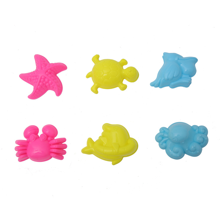 动力海洋模具彩泥粘土工具DIY儿童戏水塑料沙滩玩具套装创意产品图