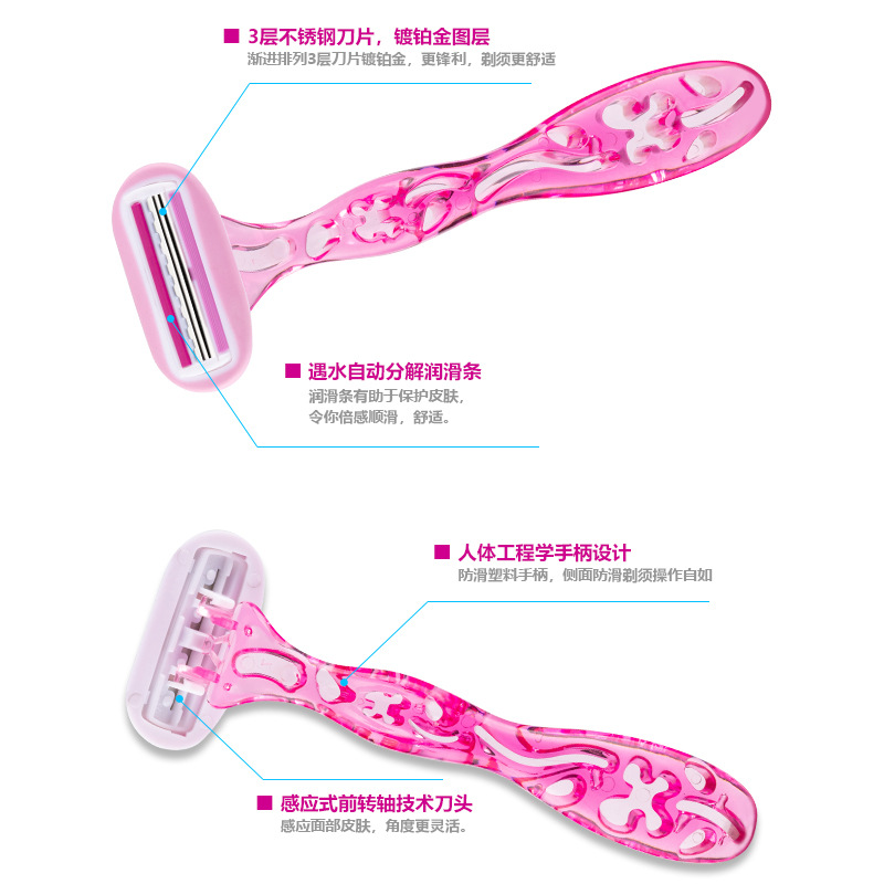 Disposable hair removal device, manual razor, shaving knife, full-body shaving knife, hotel manual hair removal knife Application Scenario