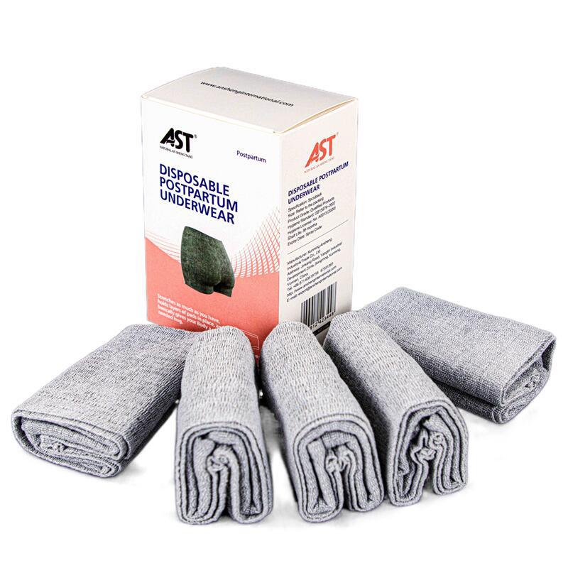 5 pairs of disposable underpants for travel, business trips, hotels, hospitals, physiological pants, and elastic pants for pregnant women before and after childbirth to tuck in the abdomen details Picture