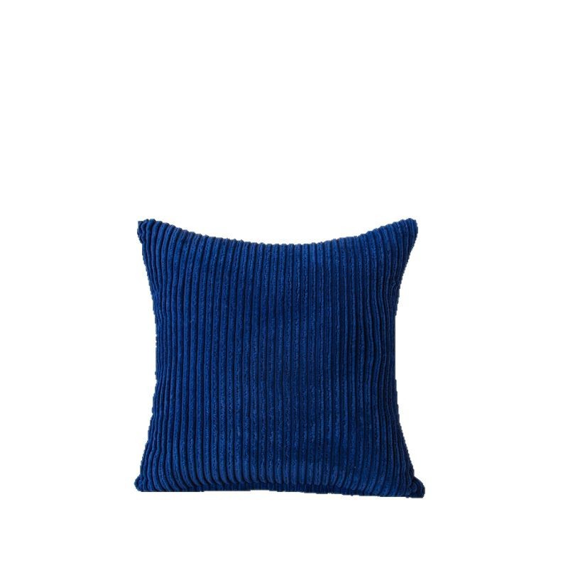 Amazon cross-border solid color simple corduroy pillowcase, living room sofa cushion cover, model room decorative pillow cover Item Picture