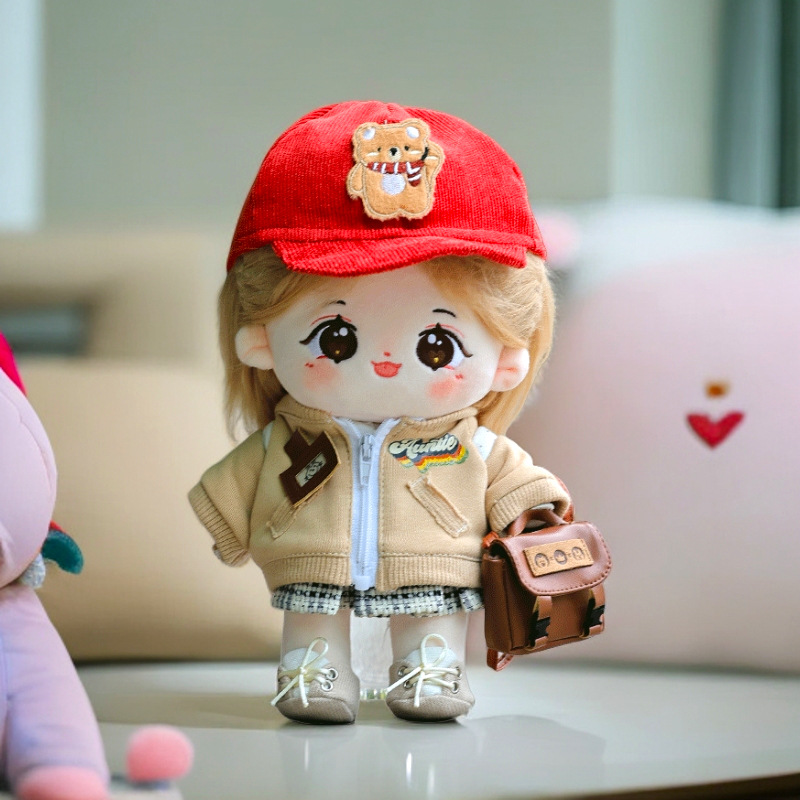 现货棉花娃娃美拉德学院风人形公仔换装玩偶掌门狗衣服娃衣套装细节图