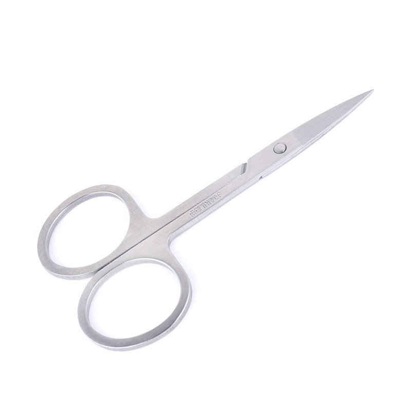 Manzilin beauty and makeup tools, stainless steel mirror light small scissors, nail clippers, straightening head and nose hair clippers, multi-functional Item Picture