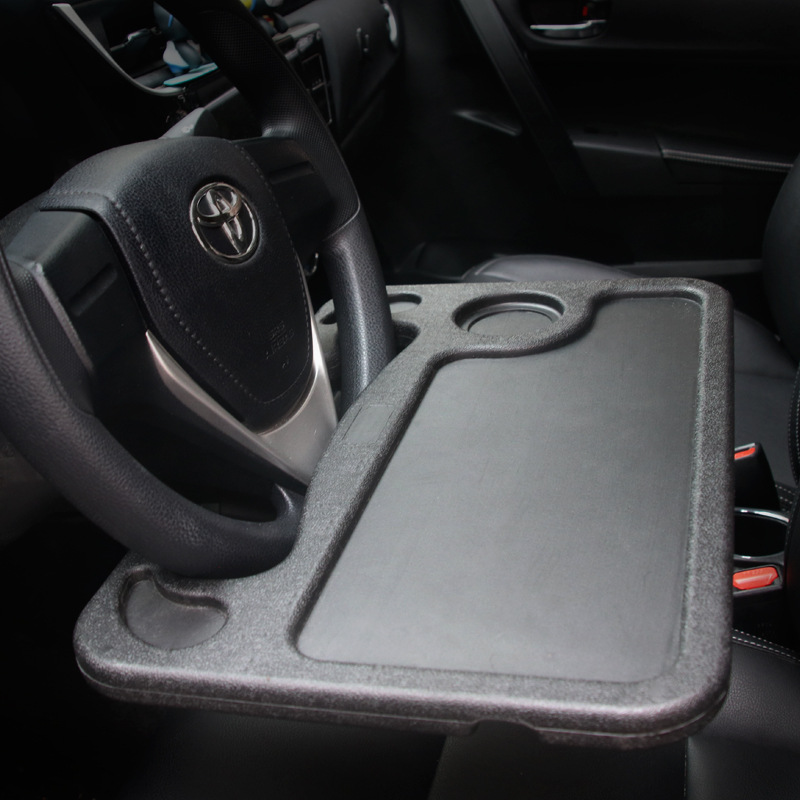Car steering wheel storage rack, multi-functional computer stand for car, dining table and plate, car office desk and small table board details Picture