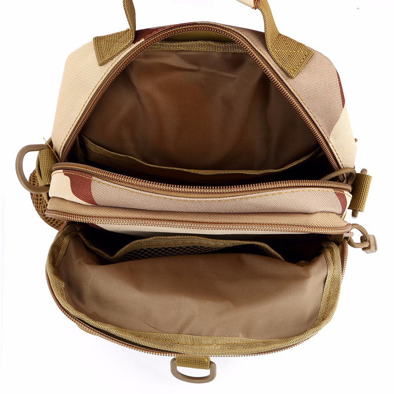 Wholesale outdoor cycling waist bags, men's camouflage tactical single-shoulder bags, water-resistant and wear-resistant sports crossbody bags from the manufacturer Item Picture