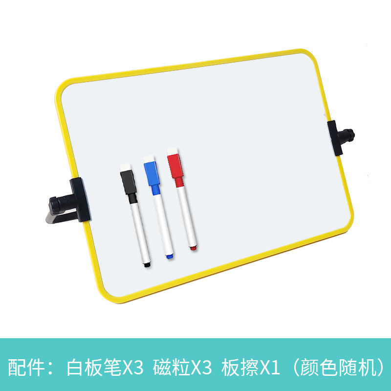Whiteboard writing board, bracket-type mobile blackboard, household bracket-type double-sided children's small blackboard, hanging type teaching and training details Picture