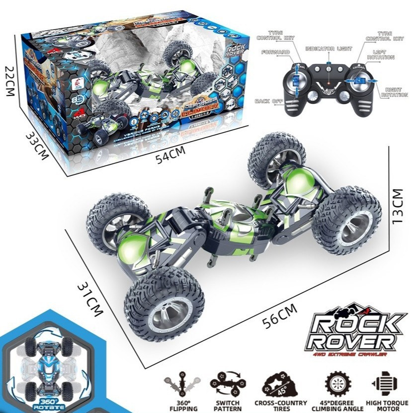 Cross-border new product: Double-sided deformation climbing four-wheel drive off-road remote control car, hill climbing, off-road, high-speed boys' and girls' toy car Application Scenario