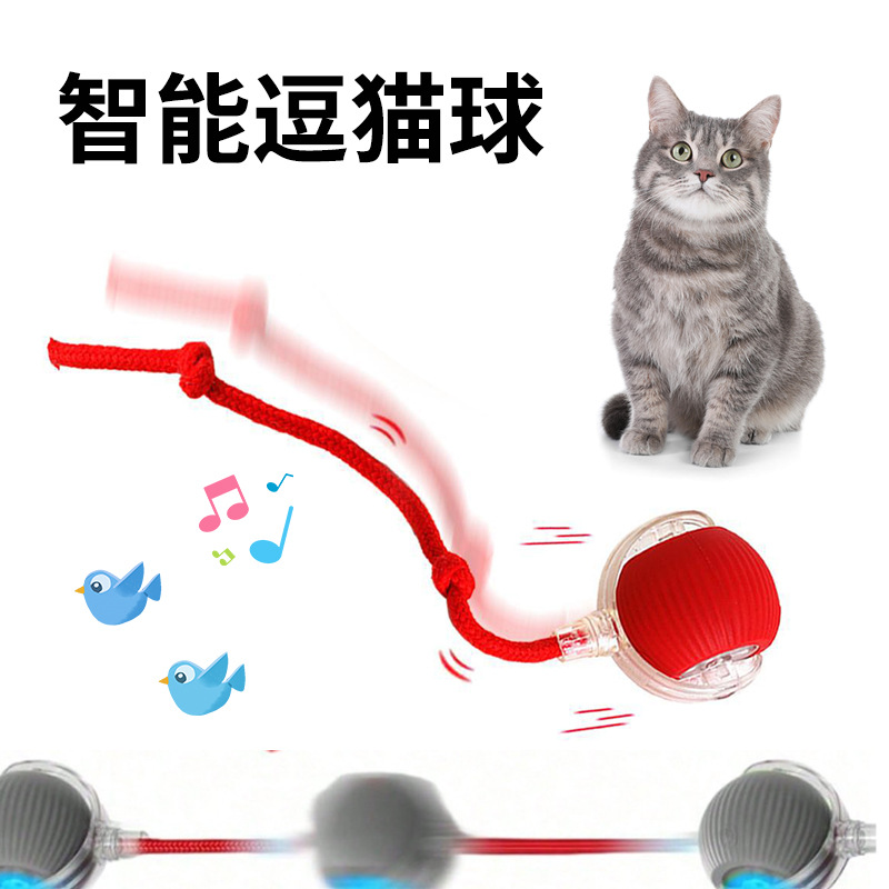 Cross-border smart cat toy, electric cat toy, self-entertainment and boredom, cat toy, pet toy Specification image