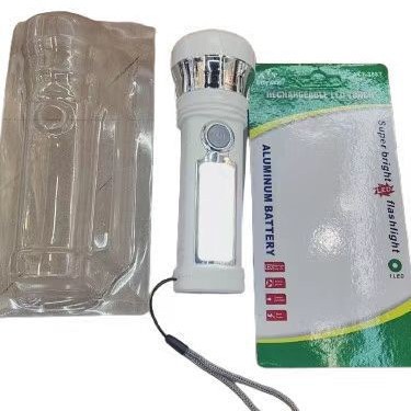 Portable plastic flashlight with rechargeable battery, household emergency lighting, small flashlight, adjustable lithium battery flashlight Application Scenario