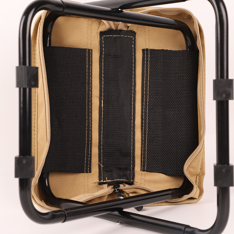 Cross-border outdoor folding chairs, portable pen cases, camping stalls, queuing small stools, mini lightweight folding handbag stools Specification image