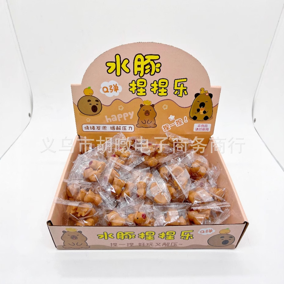 The popular mini capybara groundhog pinching fun is a new type of pinching toy for capybara to relieve stress and vent