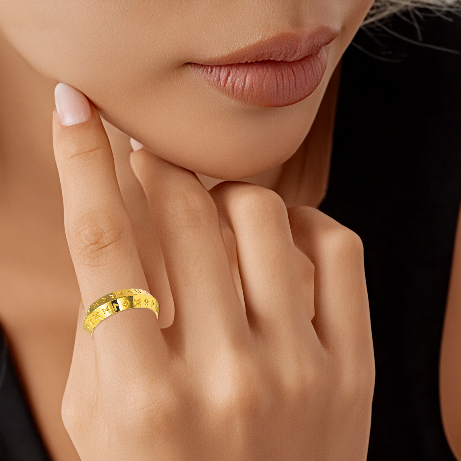 The new Viking ring and Rune ring of cross-border jewelry from Europe and America symbolize fate, the future and boundless power Application Scenario