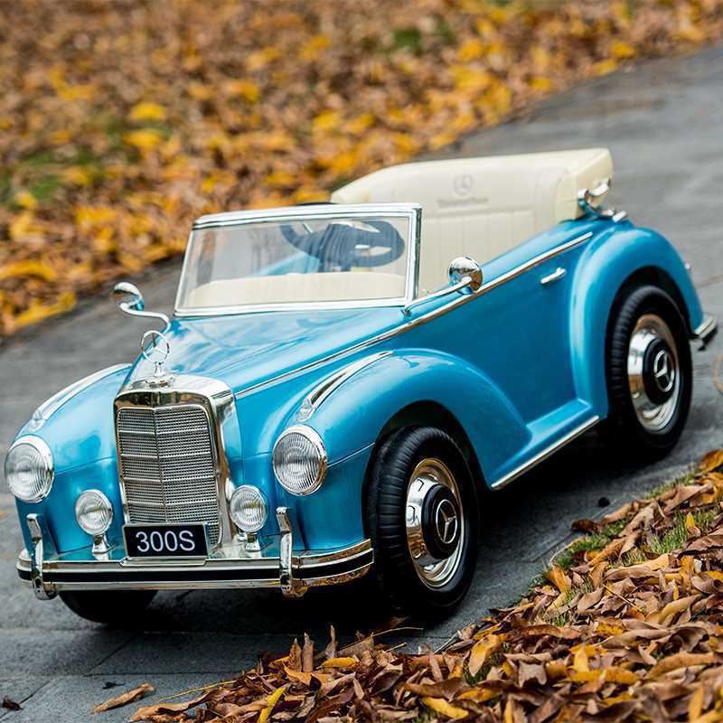 Benz奔驰老爷车儿童电动车四轮带遥控宝宝玩具小孩汽车可坐人详情图3