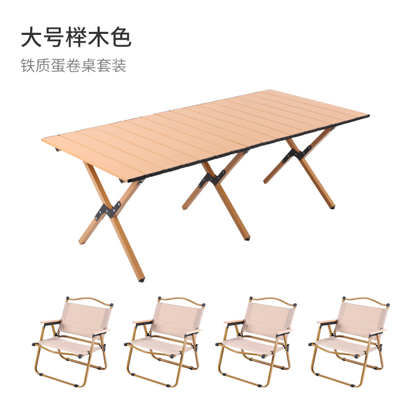 Weilan Outdoor Camping egg roll Table, folding table, portable barbecue and picnic Table and Chair Supplies factory, starting from one piece Application Scenario