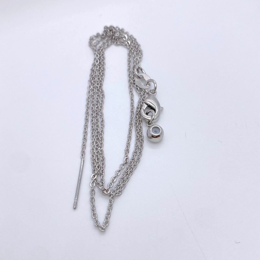 18K gold-plated color-preserving chain, universal chain, adjustable chain, DIY fashionable and versatile O-shaped chain, bead chain, box chain, tight chain Specification image