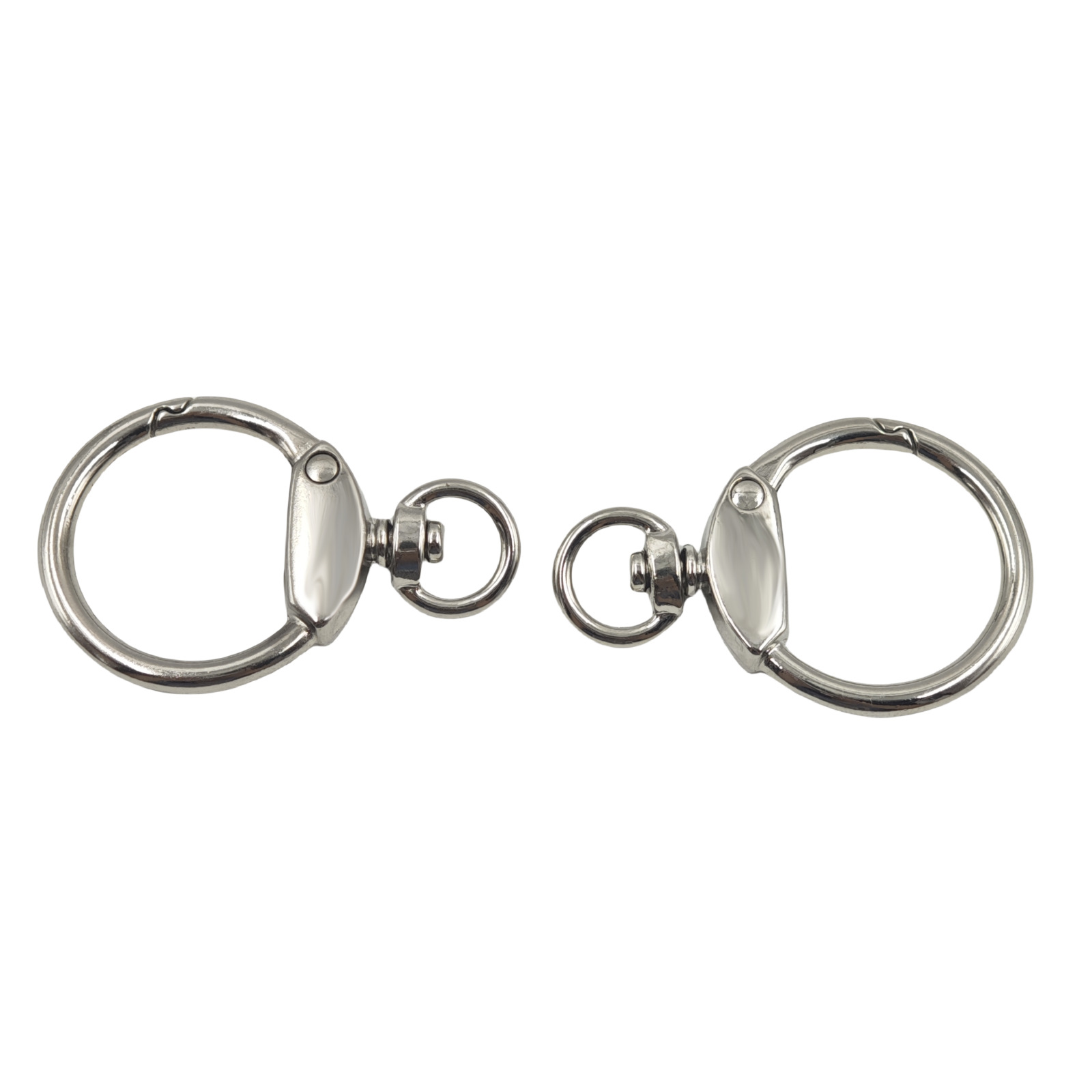 In stock: Rotatable bulb spring buckle, zinc alloy car 8-shaped keychain pendant, DIY luggage accessory hook buckle Item Picture