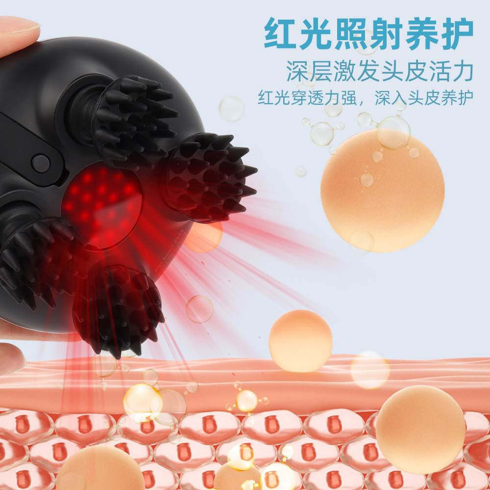 梳子/按摩/C型颈椎按摩枕/品牌颈椎按摩器/便携式护颈按摩仪细节图