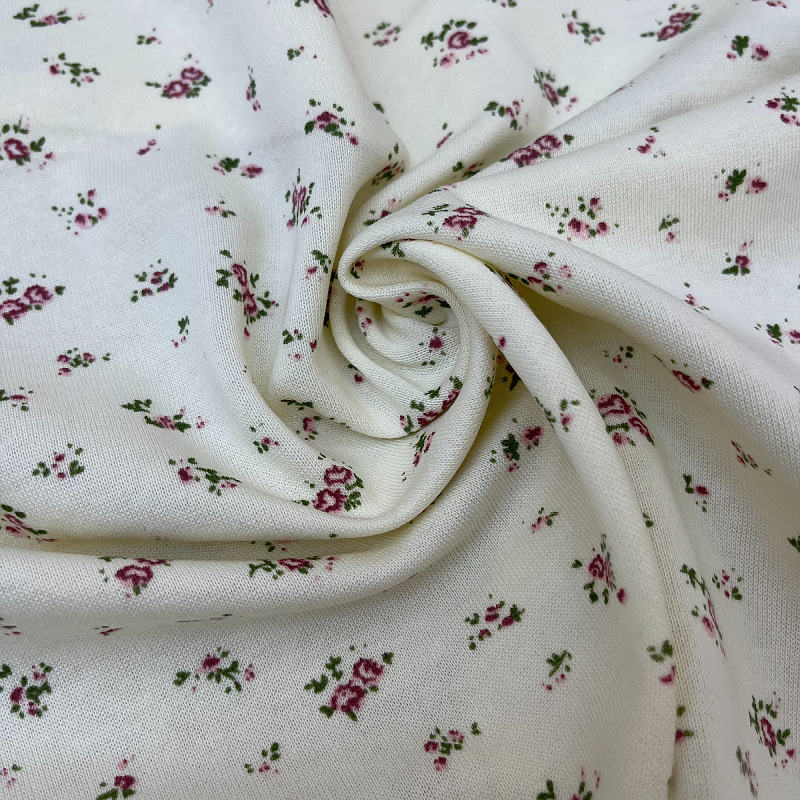 2024新品灰色碎花阔腿运动裤女春秋冬加厚宽松直筒休闲裤针织面料