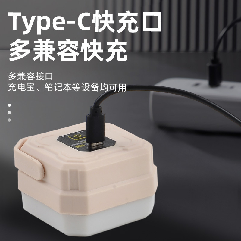 New outdoor camping lights, LED emergency lighting, USB charging tent lights, ambient lights, portable flashlights Application Scenario
